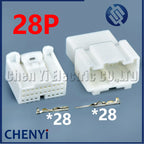 28 Pin Automotive connector Car rearview mirror switch harness plug 90980-12330 For Toyota Auris Lexus