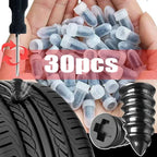 10/30pcs Vacuum Tyre Repair Nail Puncture Screws Motorcycle Fitting Set Tubeless Wheel Repairs Punctures Kit Patches for Car