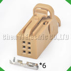 6-Pin Auto Connector Automotive Connectors Driver memory sunshade parking