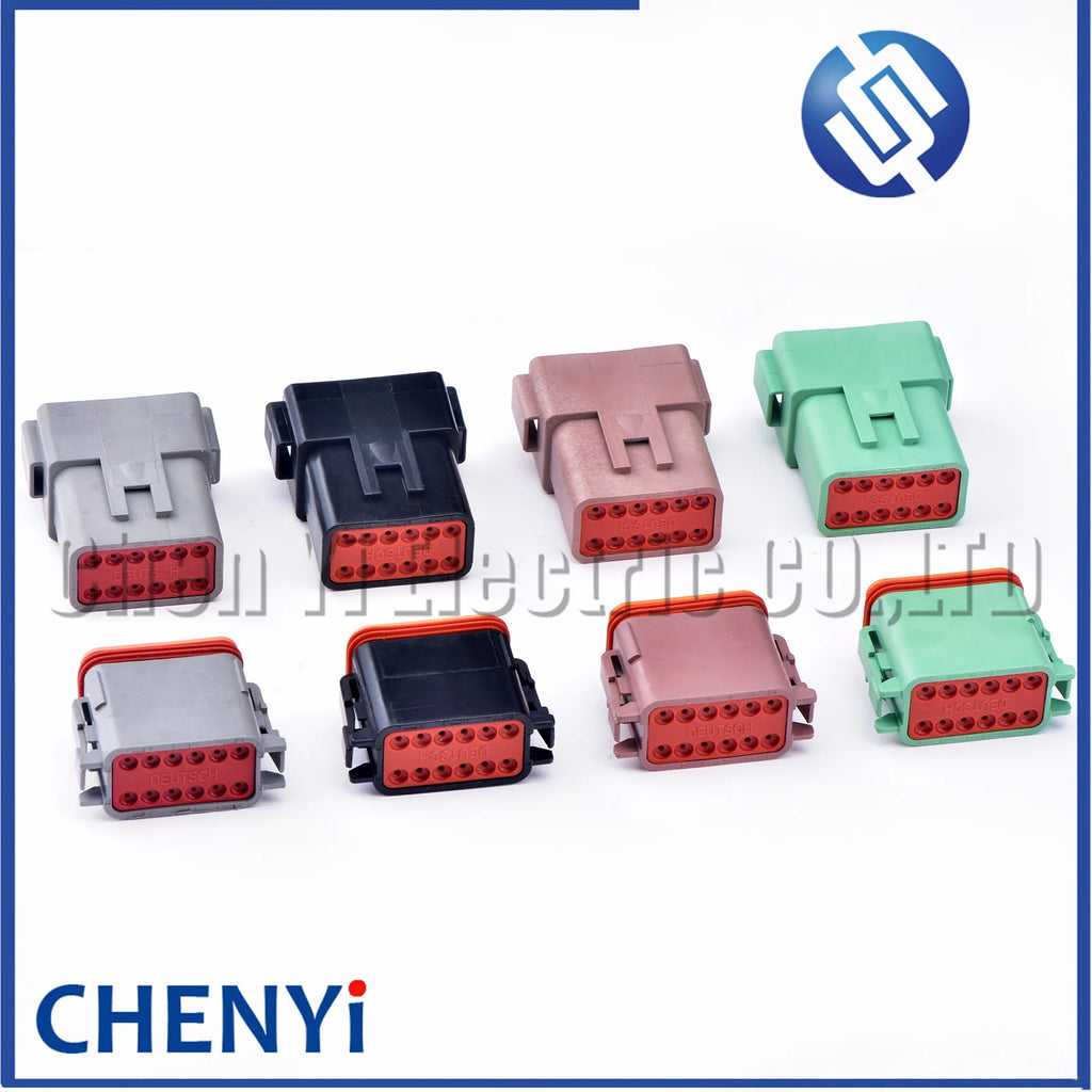 12 Pin Waterproof Connector Plug DT06-12S DT04-12P DT06-12SB DT04-12PB DT06-12SC DT04-12PC DT06-12SD DT04-12PD with Pins
