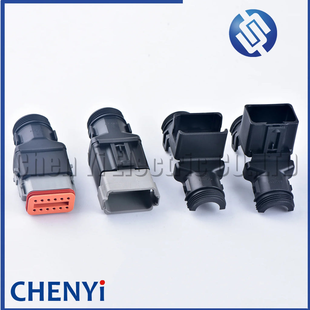 For Duetsch DT06-12S DT04-12P connector plug tail clip automotive wire harness bellows fixed buckle 1011-247-1205 1011-249-1205