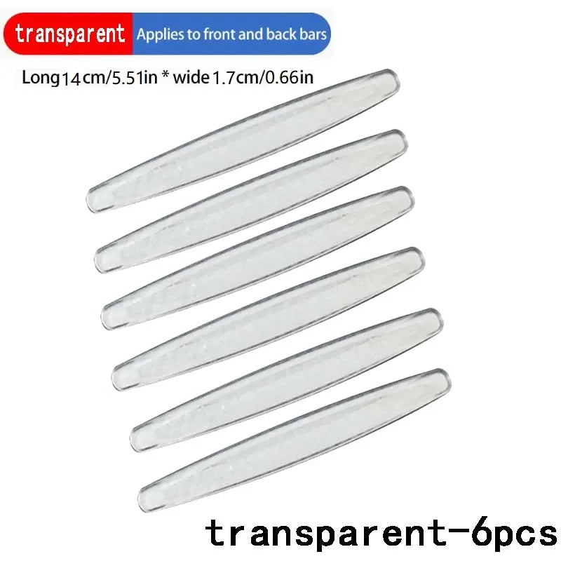 Car Bumper Protector Strip 6/4 PCS Guard Corner Protection Strips Scratch Protector Crash Anti Collision Auto Accessories amagi