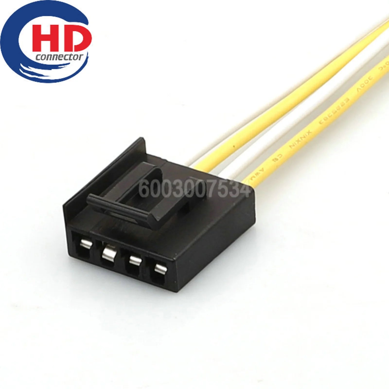 4 Pin 2.8 Series Auto Unsealed Socket AC Assembly 12052856 Black Car Motorcycle Electrical Harnesses Wiring Harness Connector