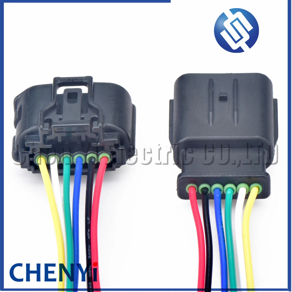 6 Pin TS 025 Series Accelerator Pedal Sensor Connector harness plug 6189-1083 90980-12303 For Toyota Mazda Suzuki Lexus Subaru
