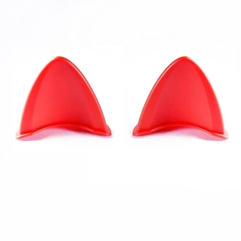 2pcs Motorbike Helmet Accessories Cat Ears Accessories Electric Car Children's Helmet Cartoon Modelling Cute Helmet Amagi