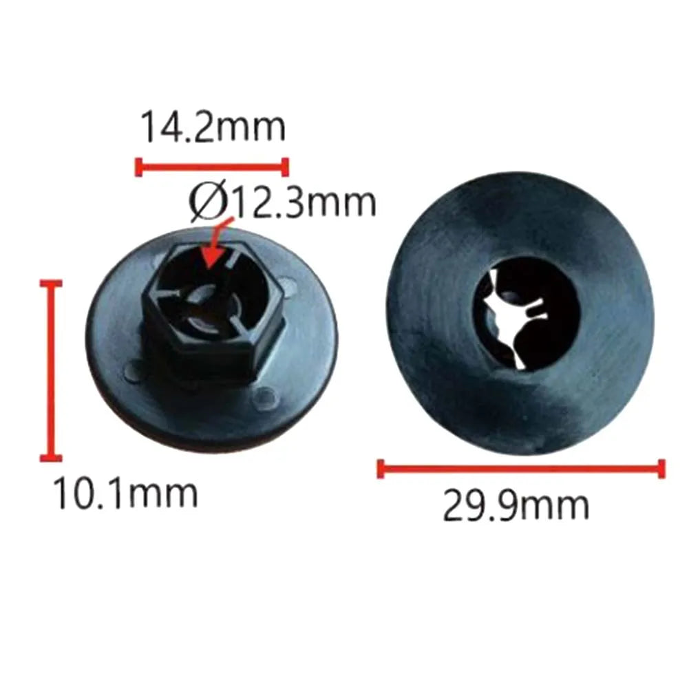 20Pcs Wheelhouse Fender Liner Nut Grommet 84145-26000 For Hyundai For Kia Car Fender Liner Mud Guard Nut Plug
