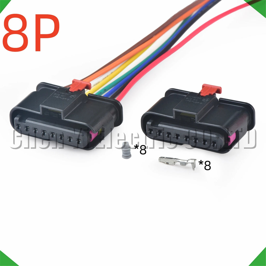 8-pin auto connector automotive connectors front radar harness 5wa972708a vw audi