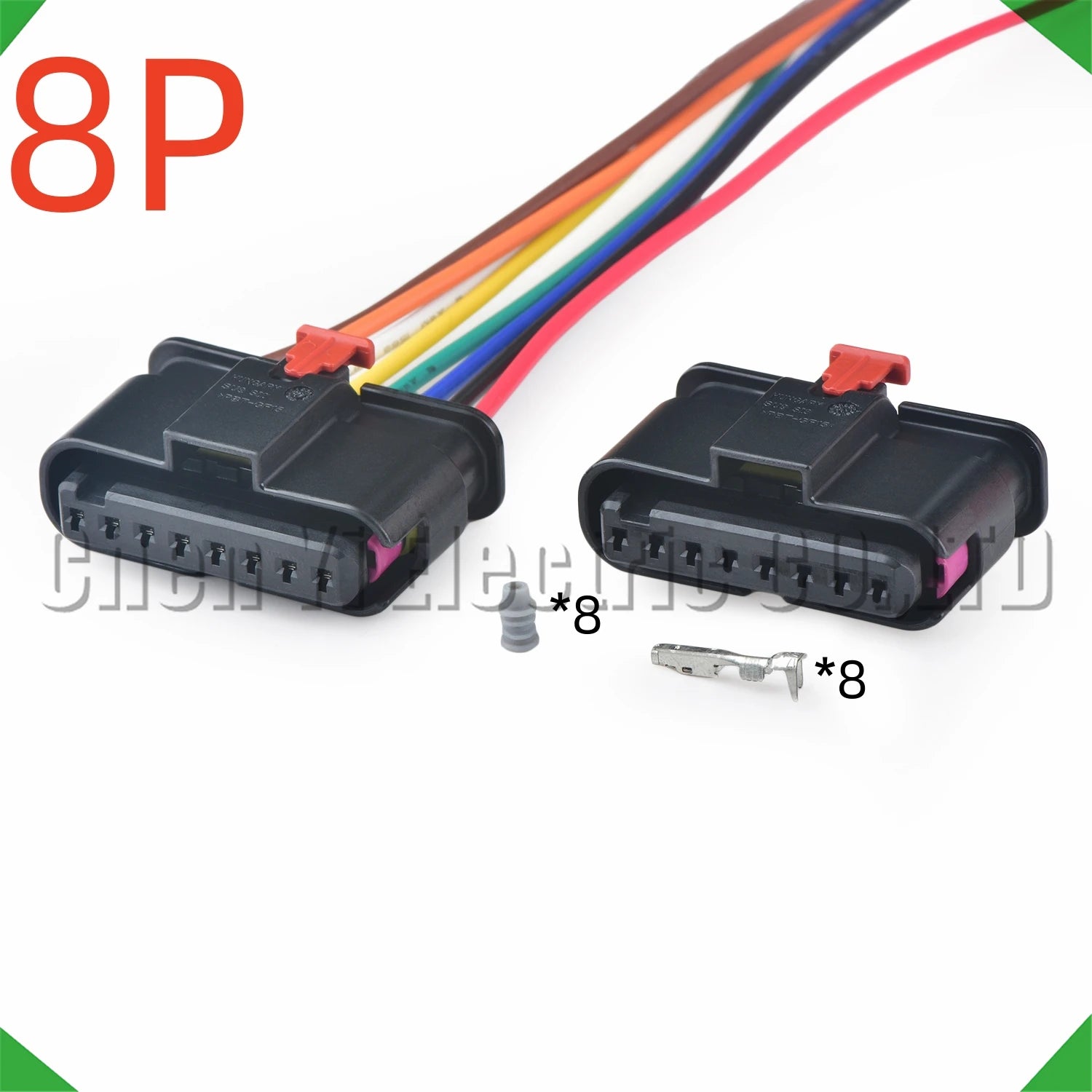 8-pin auto connector automotive connectors front radar harness 5wa972708a vw audi