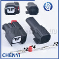 2 Pin male or female auto waterproof connector Fuel injector front wheel ABS sensor plug for Ford Buick Chevrolet EV6
