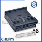 6 Pin Automotive Trunk License Plate Light Connector Steering wheel  plug 1719684-1 1703874-1 4B0971978B 4B0 971 978