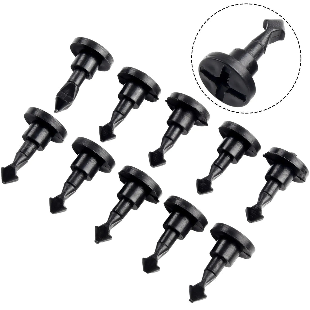 10Pcs Engine Compartment Cover Plate Screw Clips For Porsche For Cayenne 03-10 Engine Compartment Cover Screw Clip
