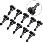 10Pcs Engine Compartment Cover Plate Screw Clips For Porsche For Cayenne 03-10 Engine Compartment Cover Screw Clip