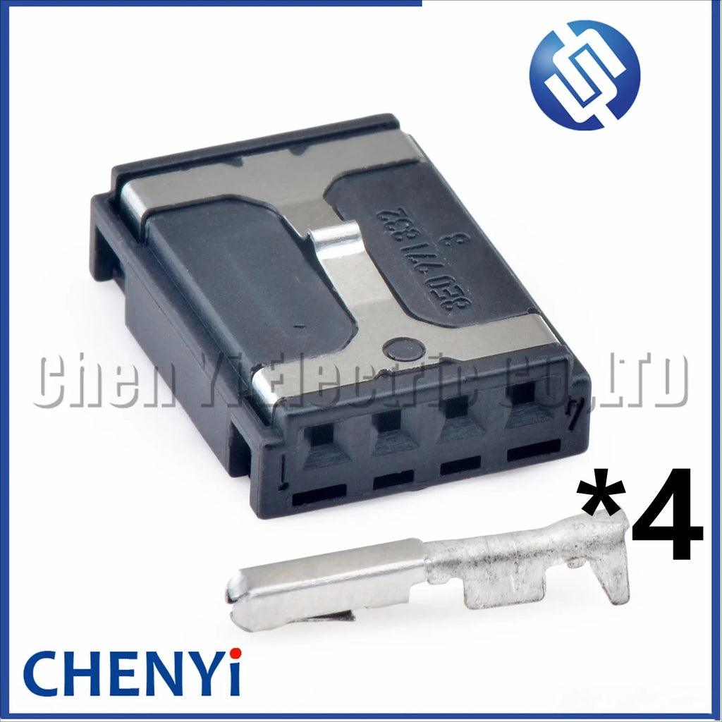 4 Pin Auto connector Audio multi-media Modified Plug Steering wheel plug 8E0972643 8E0971832 1534130-1 1534131-1 8E0 972 643