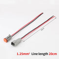 DT06-2S DT04-2P Deutsch male/Female connector 2pin waterproof connector LED spotlight harness plug