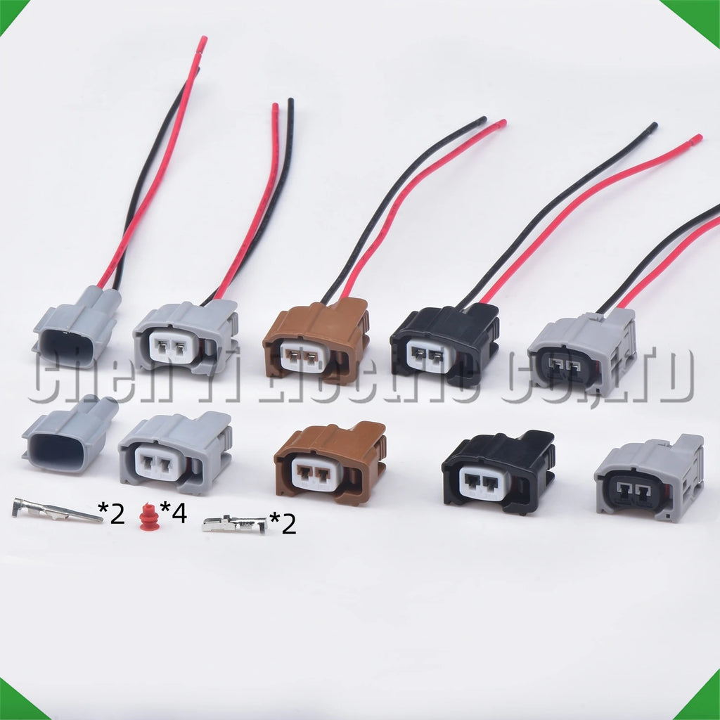 2-Pin Connector Automotive Injector Nozzle Connector Toyata fuel injector