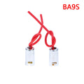 2Pcs BA15S BA15D BA9S T9 Car Brake Light Turn Signal Lamp Holder Bulb Socket Halogen Headlamp Pigtail Connector Holder