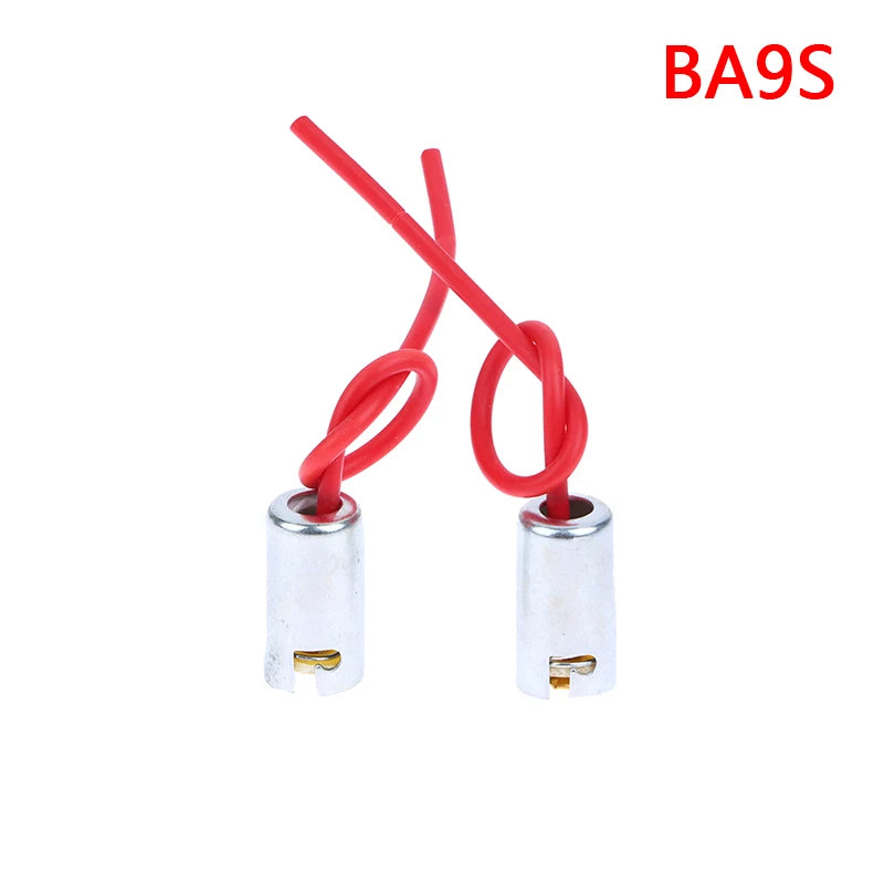2Pcs BA15S BA15D BA9S T9 Car Brake Light Turn Signal Lamp Holder Bulb Socket Halogen Headlamp Pigtail Connector Holder