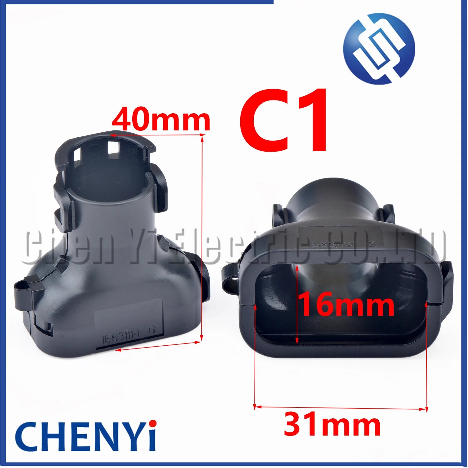 Connector electric wire back cover protective shell Fixed Wire Group Bent Tail Buckle 1670057-1 1670364-1 1563110-1 1670865-1