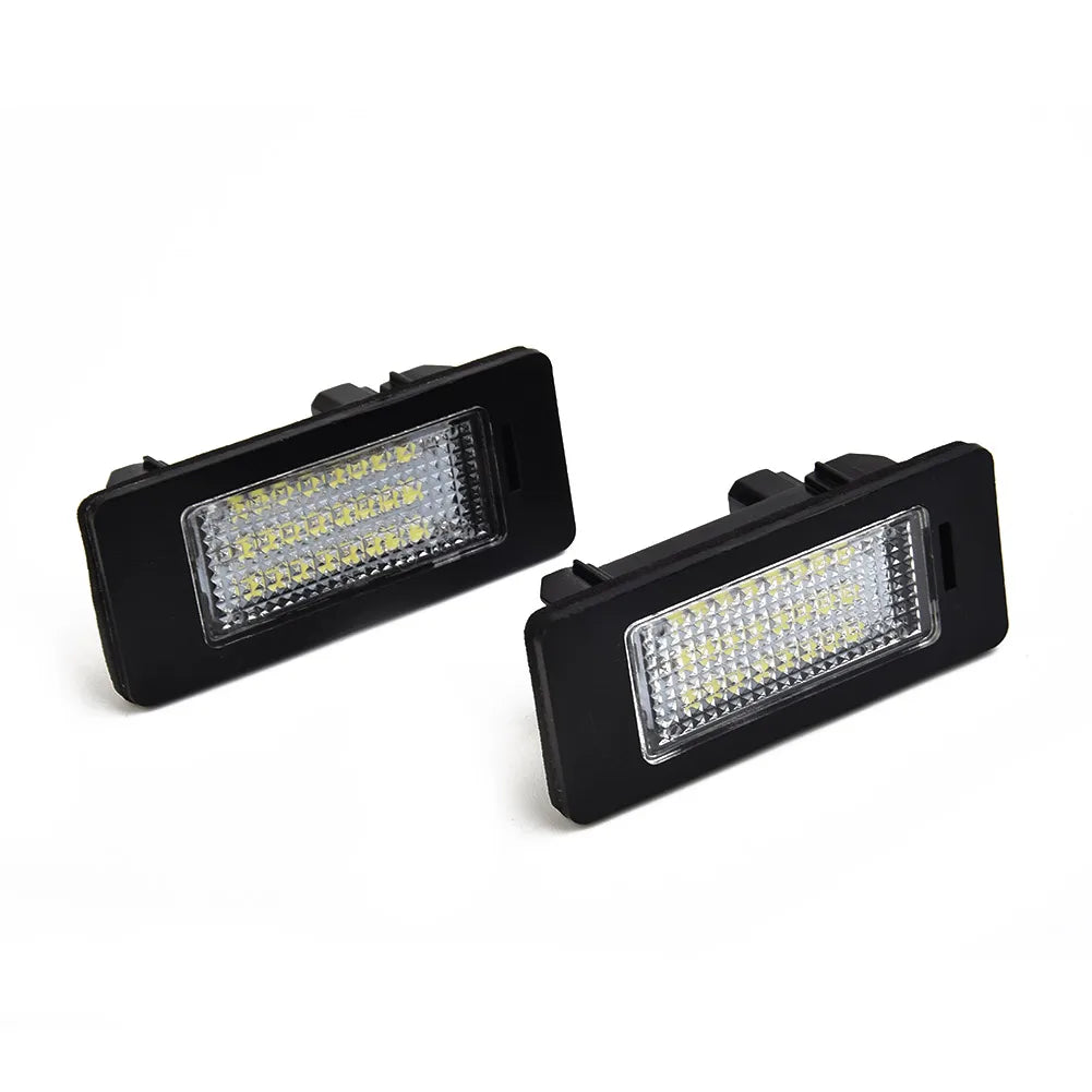 2pcs 24LED License Plate Number Light For BMW E90 M3 E92 E70 E39 F30 E60 E61 E93 Car Products License Plate Lights