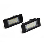 2pcs 24LED License Plate Number Light For BMW E90 M3 E92 E70 E39 F30 E60 E61 E93 Car Products License Plate Lights