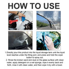 150ml Car Glass Oil Film Remover - Windshield Cleaner, Stain & Rain Scratch-Free Wiper Fluid Amagi
