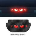 For Tesla Model 3 Highland Car High Mounted Taillight Brake Lamp Car Brake Projection Board PVC Tail Light Emblem Stickers Amagi