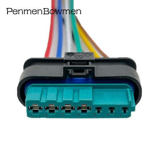 1 Set 7 Pin Car Oil Pump Plug Filter Waterproof Wire Harness Connector Sheath Terminal Suitable for A1715450128