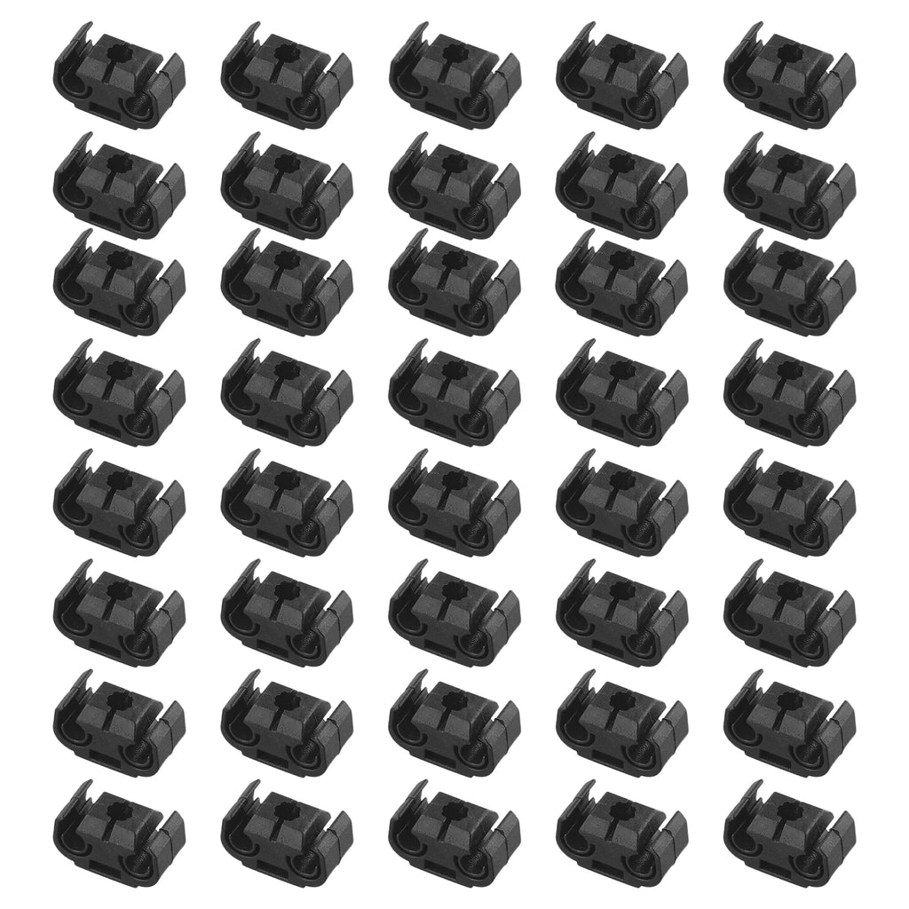 Car Double Brake Line Clip Brake Line Holder 4.75mm For Skoda A4/S4/A6 Car Brake Line Hose Clips Double Cable Holder Clip