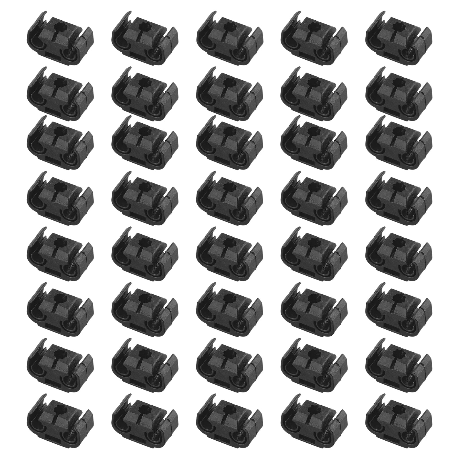 Car Double Brake Line Clip Brake Line Holder 4.75mm For Skoda A4/S4/A6 Car Brake Line Hose Clips Double Cable Holder Clip
