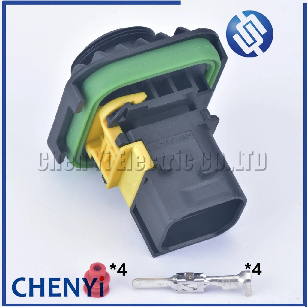 4 Pin Waterproof Automotive Oxygen Sensor Connector Urea pump plug 1-1418390-1 1-1703808-1 1-1703809-1 1-1703818-1