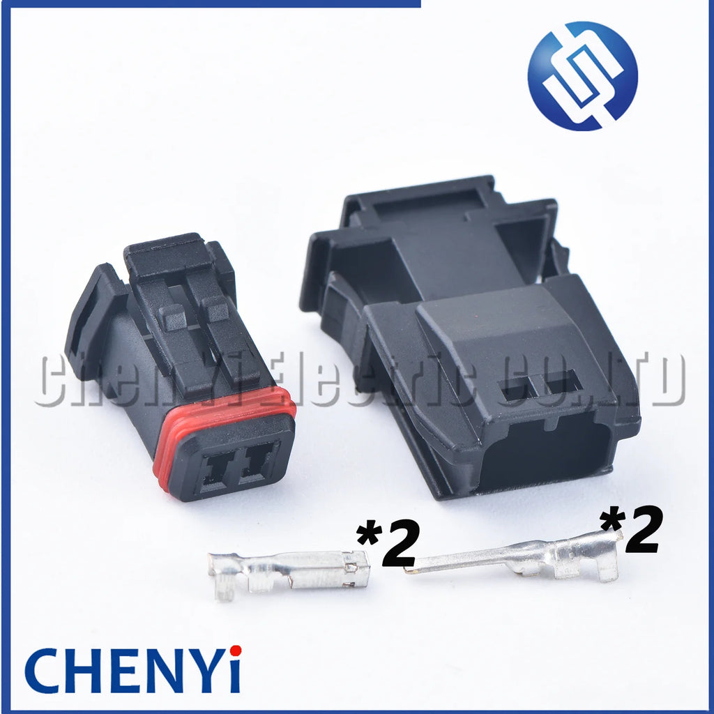 2 Pin Male Female automobile waterproof connector side lamp plug Rearview Mirror Cable Socket Sensor Plug MX19002P51 MX19002S51