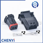 2 Pin Male Female automobile waterproof connector side lamp plug Rearview Mirror Cable Socket Sensor Plug MX19002P51 MX19002S51