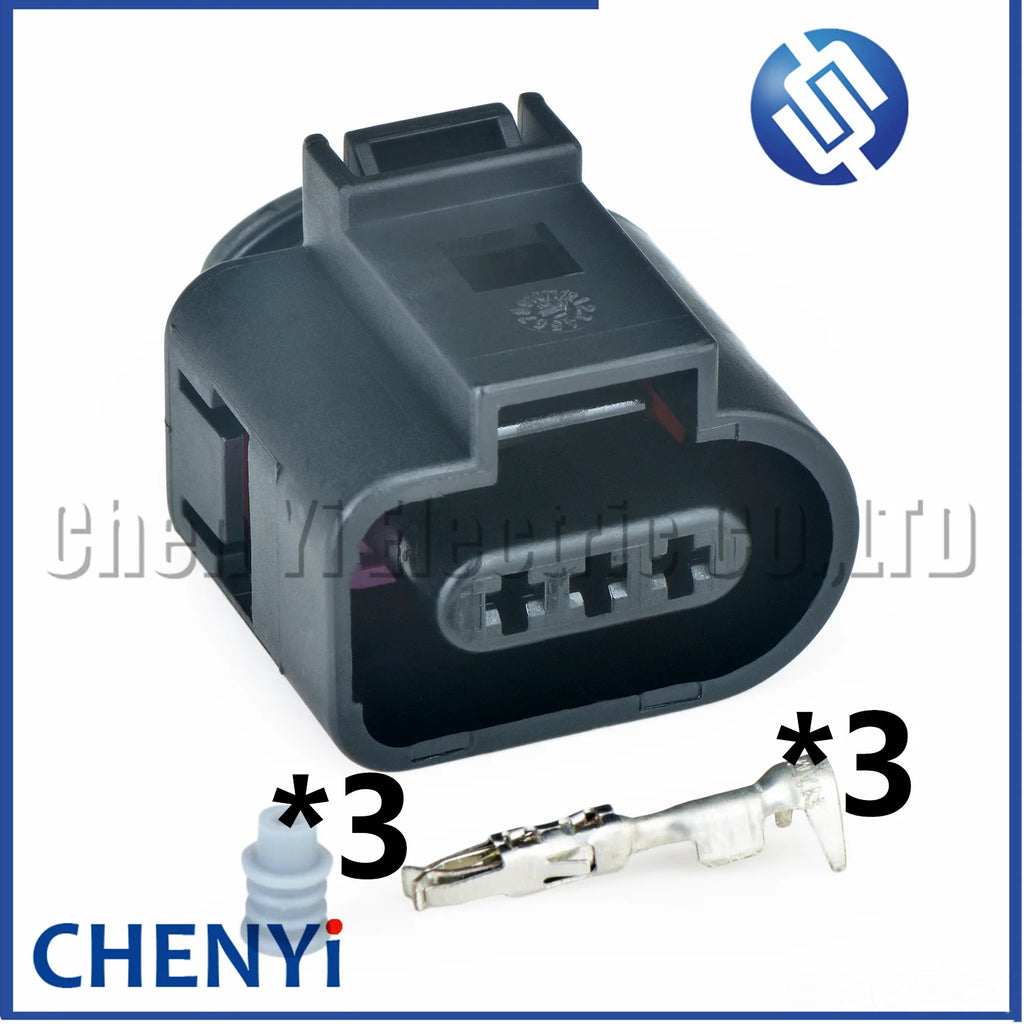 3 Pin Automotive waterproof connector sensor wire harness plug 1J0973703 1J0973703A 1J0973703B 1J0973703G 8E0973703B