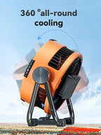 Camping Ceiling Fan 20000mAh Rechargeable USB with Power Bank LED Light Hook Air Circulators Wireless Ceiling Motorcycle Amagi