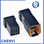 5 sets Black or white 8 Pin Automotive Waterproof Connector Male or Female Butt Plug 08R-JWPF-VSLE-S 08T-JWPF-VSLE-S With pins
