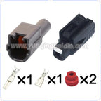 1 Pin Connectors Waterproof 4.8mm Male Female Connector Auto Wire Harness Housing Cable Plug for Toyota 90980-11400 6189-0413