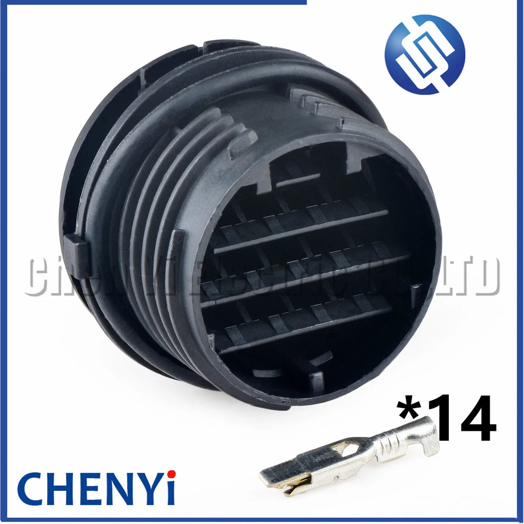 14 Pin Automotive connector male or female Car door Wire harness plug 98958-1021 with Pins For Peugeot Citroen Renault