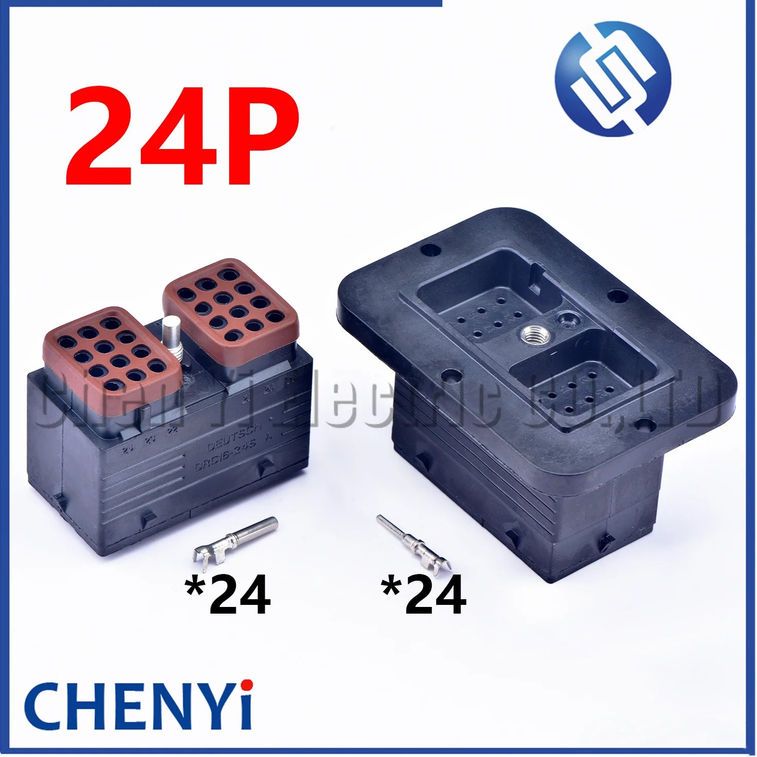 24 Pin male or female Car waterproof connector plug socket DRC12-24PA DRC12-24P DRC16-24S DRC16-24SA With pins For DEUTSCH