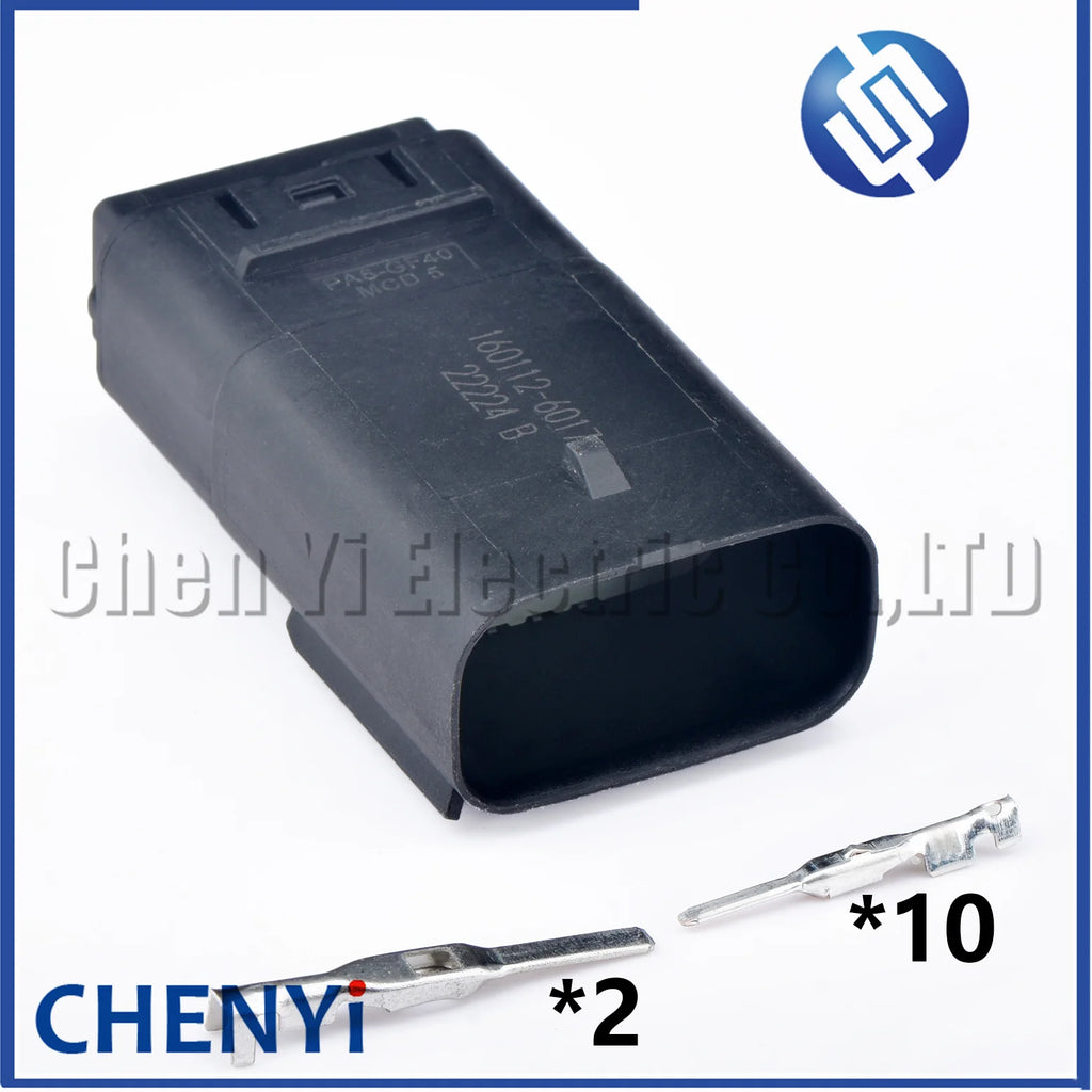 12 Pin Automotive waterproof connector Car headlight plug 160111-6001 160112-6001 160111-6051 160112-6017 For Chevrolet GM