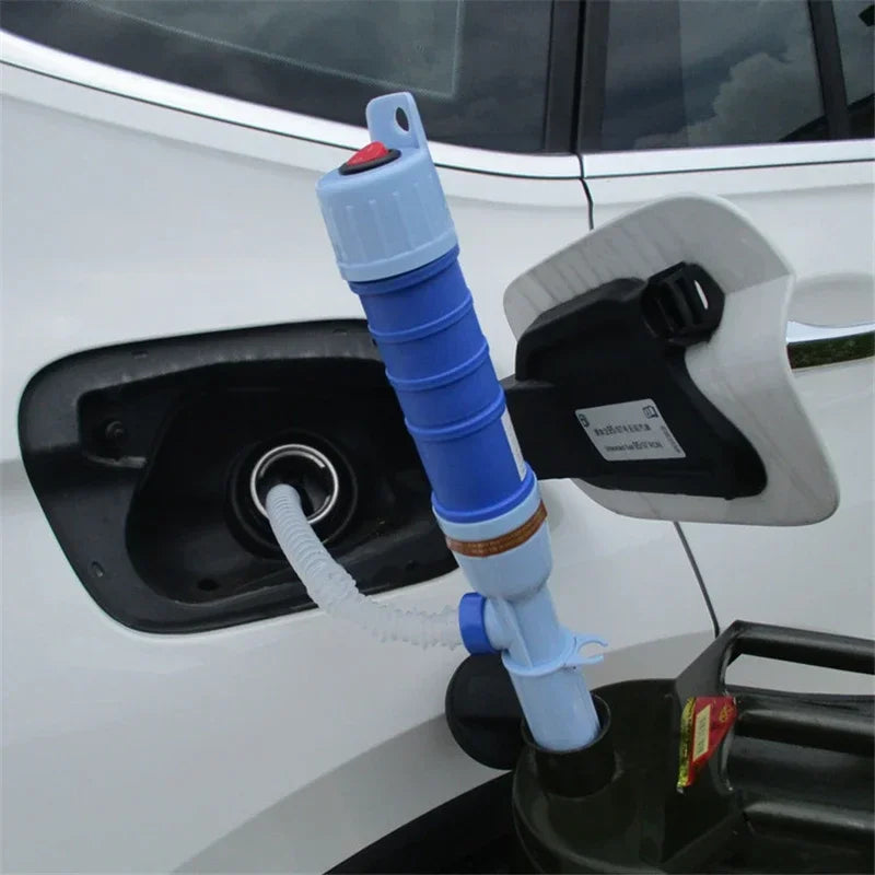 Liquid Transfer Pump Flexible Leak-proof Battery Operated Reusable Button Operation ABS Automatic Oil Fuel Pump Car Maintenance
