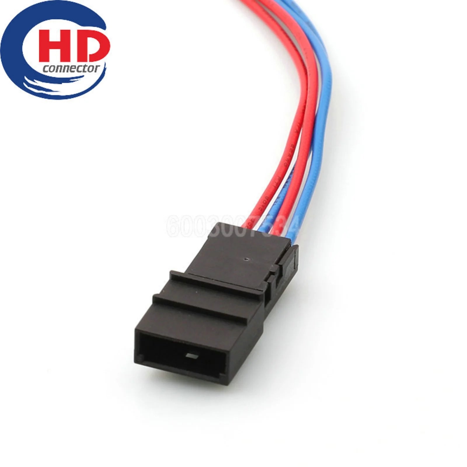 4 Pin Connector Unsealed 0.6mm Series Male Female Connectors Motorcycle Electrical Harnesses Wiring Harness 8E0972643 1534130-1