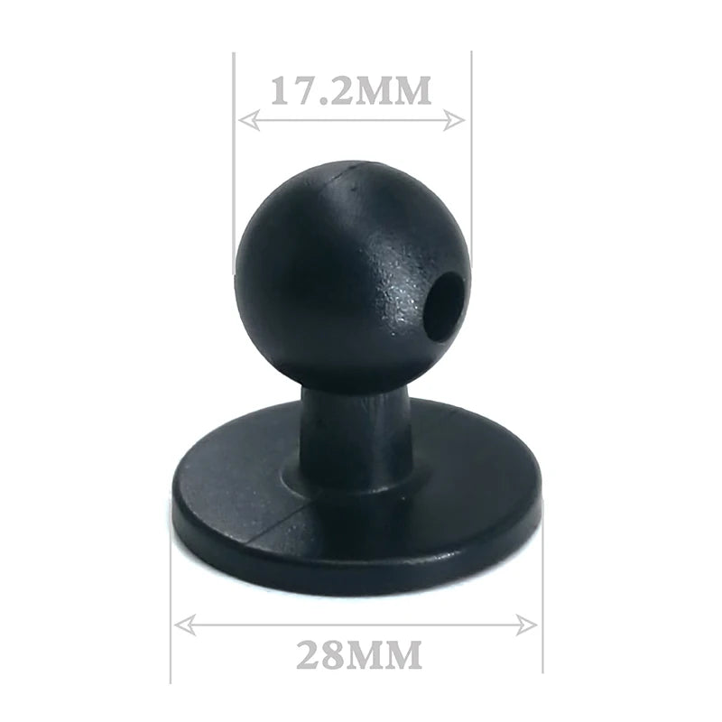 Mini Glue Mobile Phone Bracket Base For 17mm Ball Head Diameter For Car Navigation GPS CellPhone Holder Universal Accessories