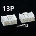 13 Pin Automotive Junction Box connector mid amplifier harness plug 7283-1730 1300-4682 4F1340-000 90980-11695 For Toyota Lexus