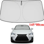 Front Windshield Sunshade, Foldable Sun Visor , Suitable for Sedan and SUV Models Amagi