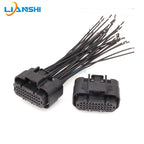 DJ7332Y-0.6-21 waterproof 33-hole ECU connector 1554461-2 car male and female plug 1554461-1