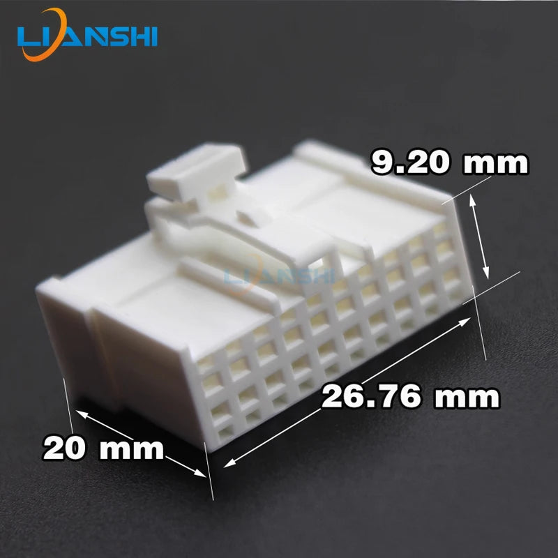 Suitable for DSP power amplifier processor interface 20P male and female plugs with terminals automotive wiring harness connecto