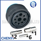 9 Pin HDP series automotive waterproof connector male or female plug HDP26-24-9SE HDP24-24-9PE With Pins For Deutsch