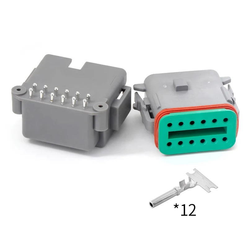 Automotive connector DT06-12SA-CE06 waterproof connector DTF13-12PA pin socket 12-hole plug