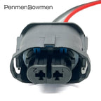 1 Set 2 Pin 1-1355668-2 Car Front Bumper Fog Light Electrical Connectors Waterproof Female Wire Harness Plug 1-1355664-2 for BMW