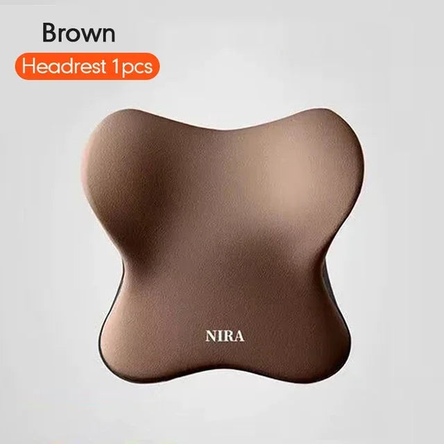 Upgraded Car Headrest Lumbar Support Memory Foam Cushion Super Head Pillow Comfortable Cushion Backrest Car Accsesorie Amagi